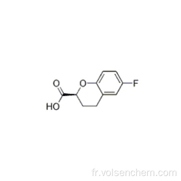 Nebivolol Intermédiaire 2H-1-Benzopyran-2-carboxylique, 6-fluoro-3,4-dihydro-, (2S) - CAS 129101-36-6